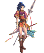 Artwork of female Kris from Fire Emblem Heroes by Daisuke Izuka.