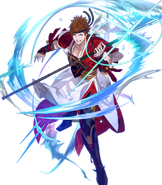 Artwork de Shiro de Fire Emblem Heroes por Arai Teruko.