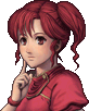 Anna's portrait in Fire Emblem: Shin Monshō no Nazo ~Hikari to Kage no Eiyū~.