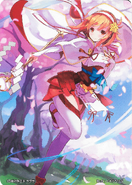 Artwork of Sakura in Fire Emblem 0 (Cipher) by Tetsu Kurosawa.