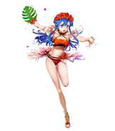 Artwork of Lilina (Beachside Bloom) in Fire Emblem Heroes by BUNBUN.