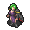 Map sprite of the Witch class from TearRing Saga.