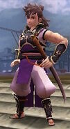 Battle model of Hinata, a male Samurai from Fates.