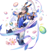 Artwork of Inigo (Festival Flower) from Fire Emblem Heroes.