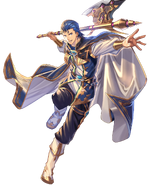 Artwork of Lex from Fire Emblem Heroes by Watari Shimomura.