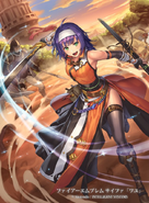 Artwork of Mia in Fire Emblem 0 (Cipher) by cuboon.