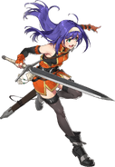 Artwork of Mia from Fire Emblem Heroes by Mai Yoneyama.