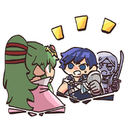 Tiki, Chrom, and Say'ri from the Fire Emblem Heroes guide.