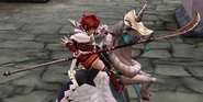 Hinoka wielding Hinoka's Spear.