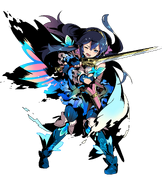 Artwork of Resplendent Lucina from Fire Emblem Heroes.