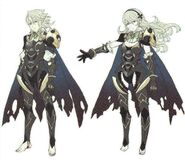 Concept art of Nohr Noble Corrin from the Fire Emblem 25th anniversary book.