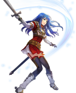 Caeda's special battle artwork from Heroes