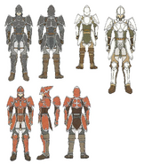 Concept artwork of the Lance Knight class from Radiant Dawn.