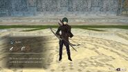 Male Byleth's battle model as an Archer.