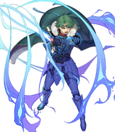 Artwork of Alm (Imperial Ascent) from Fire Emblem Heroes by Hidari.
