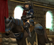 Battle model of Tharja, a female Dark Knight from Awakening.