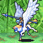 Sprite de Fiora como Caballero pegaso