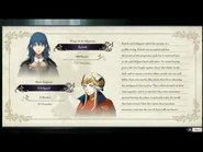 Ending card for Female Byleth and Edelgard's paired ending