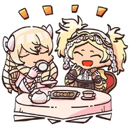 Lissa and Maribelle from the Fire Embelm Heroes Guide.
