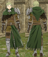 Battle model of Ignatz as a male Sniper from Fire Emblem Three Houses