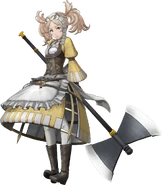 3D render of Lissa from Fire Emblem Warriors.