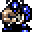 Map sprite of the enemy variant of the Warrior class in "Thracia 776".