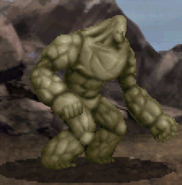 Battle model of the Golem class from TearRing Saga.