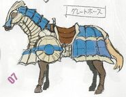 Concept artwork of the Great Knight mount from Awakening.