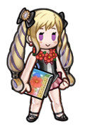 Elise's sprite as the Tropical Flower in Heroes.