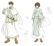 Concept artwork of the unused Priest class from Path of Radiance.