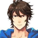 Frederick's Ylissean Summer portrait from Heroes.