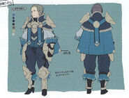 Concept art of a male Strategist from Fates.