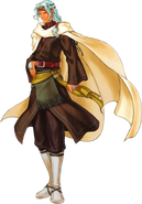 Artwork of Nasir from Path of Radiance.