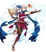 Artwork of Micaiah by Chiko from Fire Emblem Heroes.