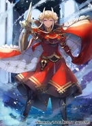 Artwork of Edelgard in Fire Emblem 0 (Cipher) by Tetsu Kurosawa.