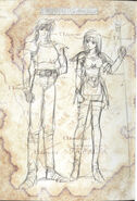Una ilustración de Deen y Eda de Thracia 776 Picture Postcard.
