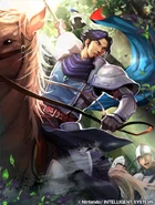 Artwork of Frey in Fire Emblem 0 (Cipher) by Nijihayashi.