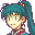 Lyn's mini-portrait in The Blazing Blade