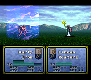 Linoan casting Restore on Marty in Thracia 776.