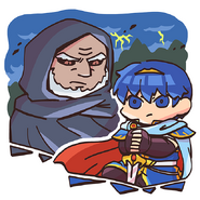 Marth and Medeus from the Fire Emblem Heroes guide.