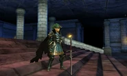 Alm wielding the Zweihänder.