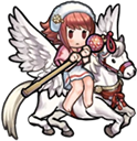 Sakura's sprite as the Hot-Spring Healer in Heroes.