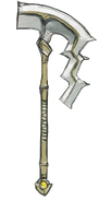 Concept artwork of the Bolt Axe from Awakening.