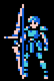 Alm equipped with a Bow as a Hero in Gaiden.