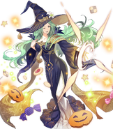 Arte de Rhea (Bruja creadora) en Fire Emblem Heroes por ichikawa Halu.