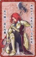 Titania as a Paladin in the One Hundred Songs of Heroes Karuta set.