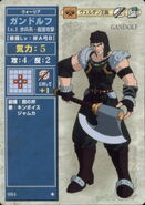 Munnir, as he appears in the first series of the TCG as a Level 1 Warrior.