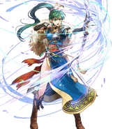 Lyn (Legendary Heroes) as she appears in Fire Emblem Heroes by Sachiko Wada.