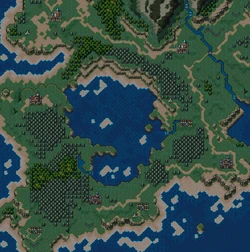 The map of Verdane from Chapter 1.