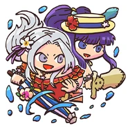 Edelgard and Altina from the Fire Emblem Heroes guide.